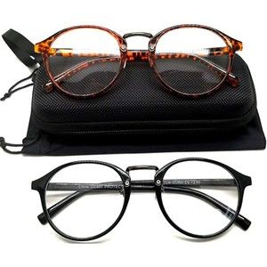 Bifocal Reading Glasses Readers Safety Clear Lens Adjustable Men & Women 2 Pack